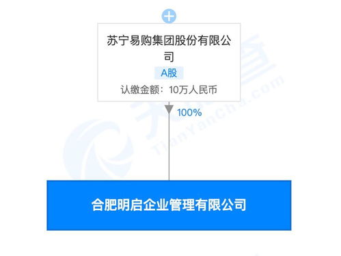 蘇寧成立全資子公司合肥明啟，聚焦企業管理與商務咨詢